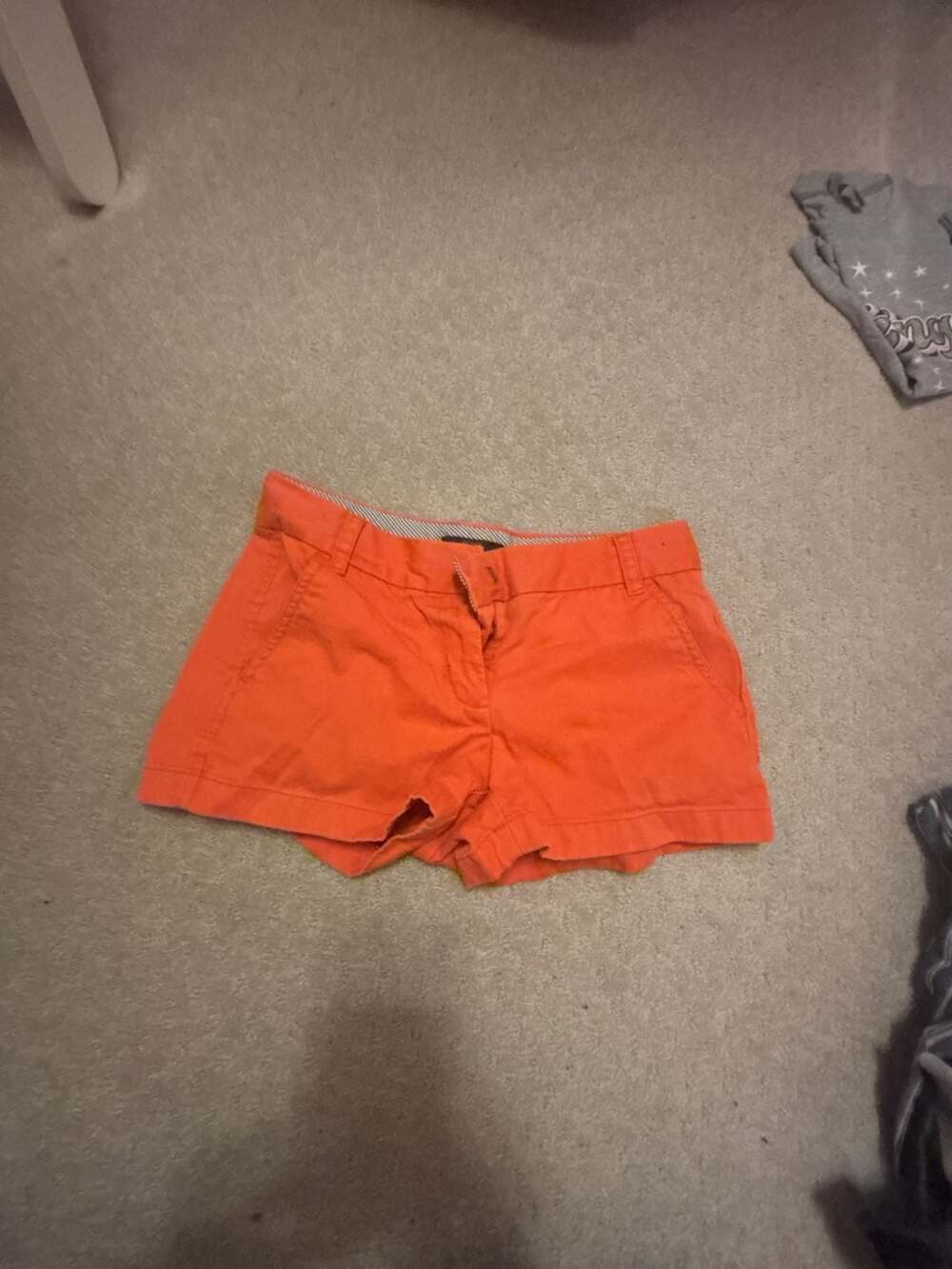 J.Crew Chino Size 2 Orange Cotton Shorts